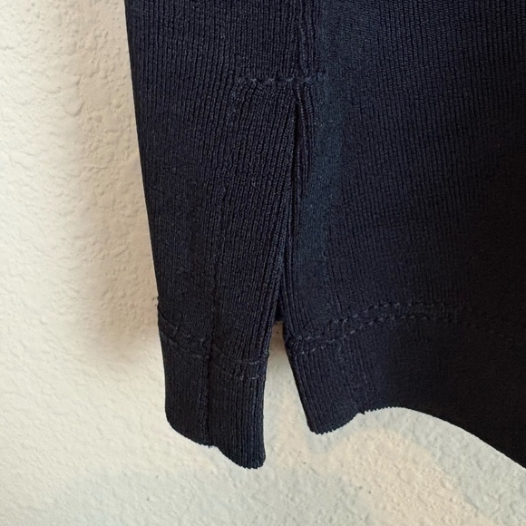 Travel Elegance Black Tank Top Blouse with Cream/Brown/Gold Shimmer Embroidery - Picture 5 of 8